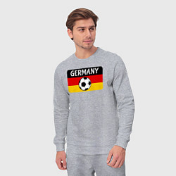 Костюм хлопковый мужской Football Germany, цвет: меланж — фото 2