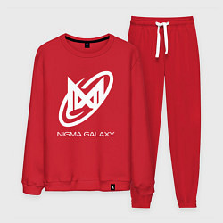 Костюм хлопковый мужской Nigma Galaxy logo, цвет: красный