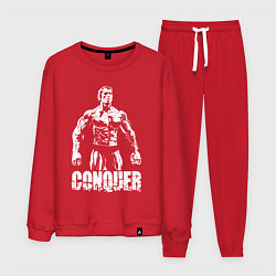 Костюм хлопковый мужской Arnold conquer, цвет: красный