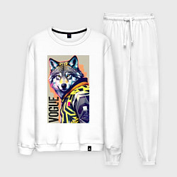 Мужской костюм Wolf fashionista - pop art