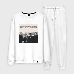 Костюм хлопковый мужской Тру фанат Joy Division, цвет: белый