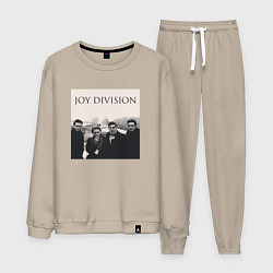 Костюм хлопковый мужской Тру фанат Joy Division, цвет: миндальный