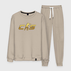 Мужской костюм CS 2 gold logo