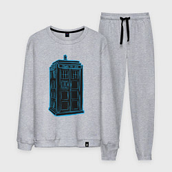 Мужской костюм Black tardis