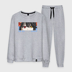 Костюм хлопковый мужской Глаза Куруми, цвет: меланж