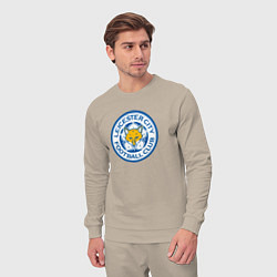 Костюм хлопковый мужской Leicester city fc, цвет: миндальный — фото 2