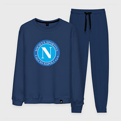 Костюм хлопковый мужской Napoli fc sport, цвет: тёмно-синий