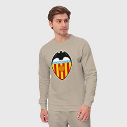 Костюм хлопковый мужской Valencia fc sport, цвет: миндальный — фото 2