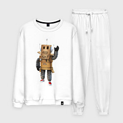 Мужской костюм Roblox робот машет