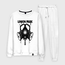 Костюм хлопковый мужской Linkin Park - gas mask, цвет: белый