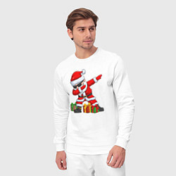 Костюм хлопковый мужской Санта дэб, цвет: белый — фото 2