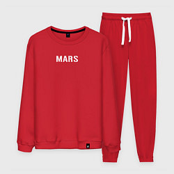 Костюм хлопковый мужской Mars 30STM, цвет: красный