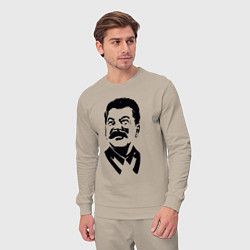 Костюм хлопковый мужской Образ Сталина, цвет: миндальный — фото 2