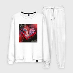 Костюм хлопковый мужской Hackney Diamonds - The Rolling Stones, цвет: белый