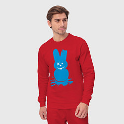 Костюм хлопковый мужской Blue bunny, цвет: красный — фото 2