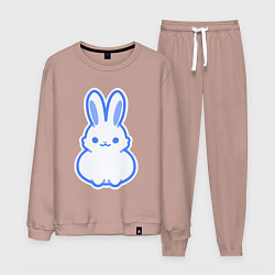 Мужской костюм White bunny