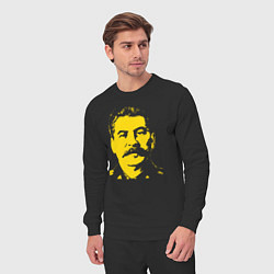 Костюм хлопковый мужской Yellow Stalin, цвет: черный — фото 2