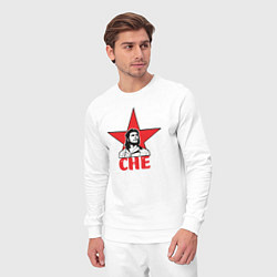 Костюм хлопковый мужской Che Guevara star, цвет: белый — фото 2