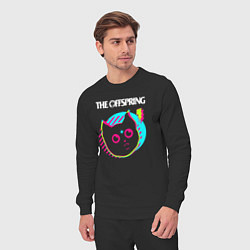 Костюм хлопковый мужской The Offspring rock star cat, цвет: черный — фото 2