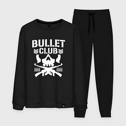 Костюм хлопковый мужской Bullet Club, цвет: черный