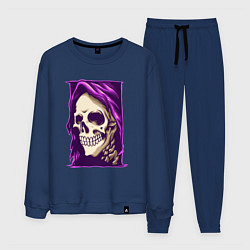Костюм хлопковый мужской Violet death, цвет: тёмно-синий