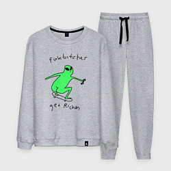 Мужской костюм Fuck bitches get riches - skateboard alien