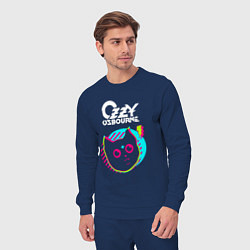 Костюм хлопковый мужской Ozzy Osbourne rock star cat, цвет: тёмно-синий — фото 2