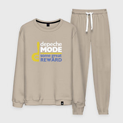 Костюм хлопковый мужской Deepche Mode - Some great reward, цвет: миндальный