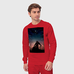 Костюм хлопковый мужской Усянь Вэй Старейшина Илина, цвет: красный — фото 2