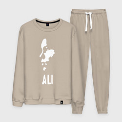 Костюм хлопковый мужской Боксёр Али, цвет: миндальный