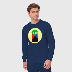 Костюм хлопковый мужской Tardis color, цвет: тёмно-синий — фото 2