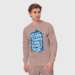 Костюм хлопковый мужской Timey stuff, цвет: пыльно-розовый — фото 2