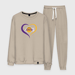 Мужской костюм LA Lakers в сердце