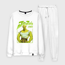 Костюм хлопковый мужской JoJo - Shrek, цвет: белый