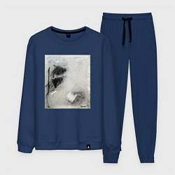 Костюм хлопковый мужской Abstract graphic, цвет: тёмно-синий