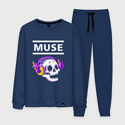 Мужской костюм Muse - неоновый череп