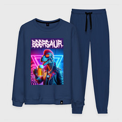 Мужской костюм Cyber beersaur - neon glow