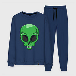 Костюм хлопковый мужской Green skeletor, цвет: тёмно-синий