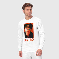 Костюм хлопковый мужской Astro Роки, цвет: белый — фото 2