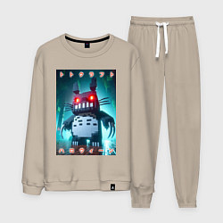 Костюм хлопковый мужской Totocraft halloween - horror, цвет: миндальный