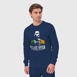 Костюм хлопковый мужской Conor take over, цвет: тёмно-синий — фото 2