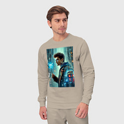 Костюм хлопковый мужской Harry Potter - urban style, цвет: миндальный — фото 2