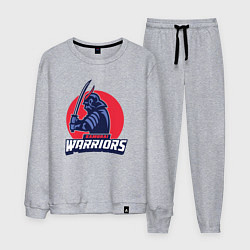 Костюм хлопковый мужской Samurai warriors, цвет: меланж