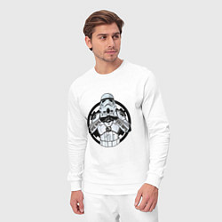 Костюм хлопковый мужской Империя победит повстанцы падут, цвет: белый — фото 2