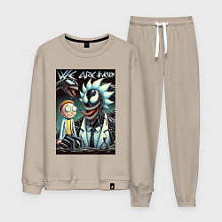 Мужской костюм Morty and Rick - meme we are Venom