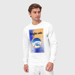 Костюм хлопковый мужской Светлая сторона, цвет: белый — фото 2