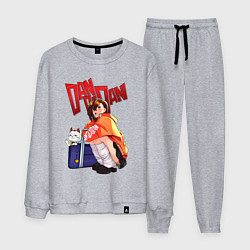 Костюм хлопковый мужской Момо Аясэ: Турбо Бабка, цвет: меланж