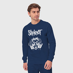 Костюм хлопковый мужской Slipknot rock dog, цвет: тёмно-синий — фото 2