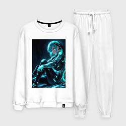 Мужской костюм Девушка киборг в стиле Cyberpunk