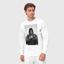 Костюм хлопковый мужской Death Stranding - Norman Reedus, цвет: белый — фото 2